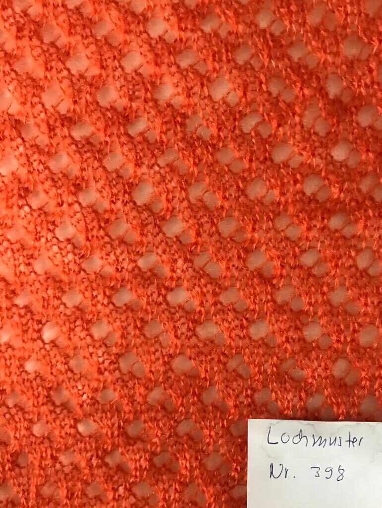 Lochmuster Nr. 398 in Orange
